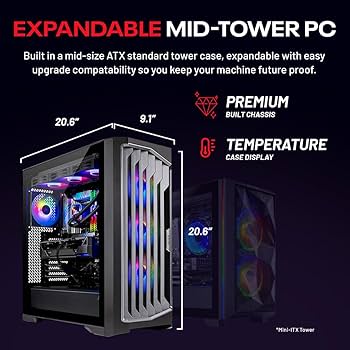 Amazon.com: Skytech Gaming Legacy 4 Desktop PC, Ryzen 7