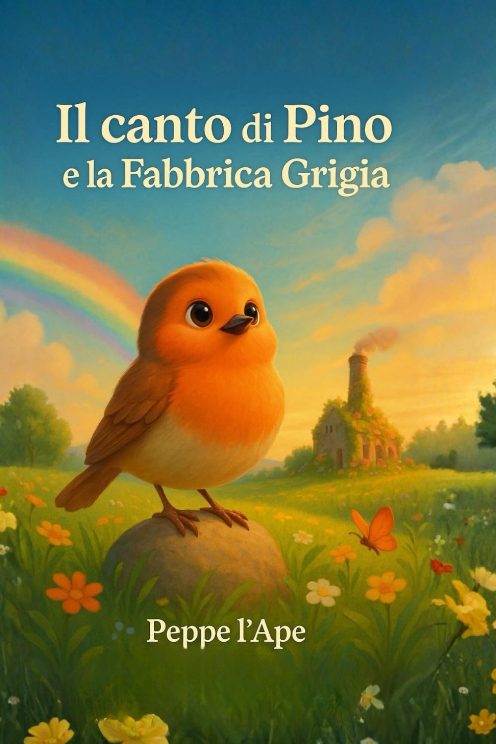 Il canto di Pino e la Fabbrica Grigia – Fiaba ambientale illustrata per bambini sulla natura e la gentilezza: Libro illustrato sulla natura, ... del bosco e gentilezza per bambini piccoli