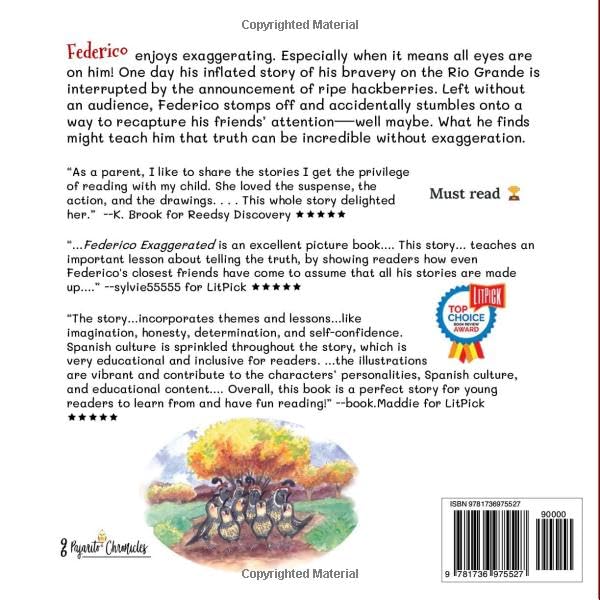 FEDERICO EXAGGERATED: A Story About Tall Tales, Honesty, and . . . The Boldest Berry! (Henry and Friends) - Image 2