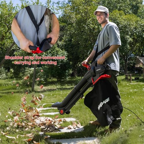 Image of Shop-Vac 3 in 1 Electric Leaf Blower, Vacuum & Mulcher for Lawn Care