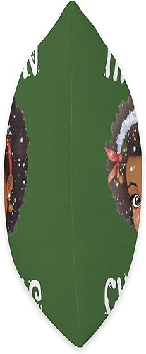 Miniatura 2 de Melanin Christmas Brown Skin Girls Shopp Melanin Christmas Black Girl Magic Women Mrs Claus Afro Love Throw Pillow, 16x16, Multicolor