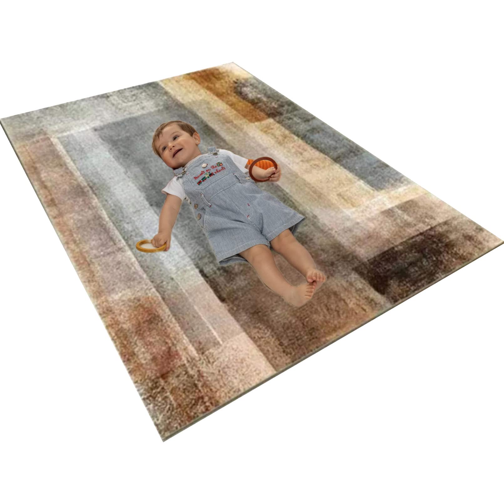 Tapis de salle à manger lavable et grand tapis de séjour design chic