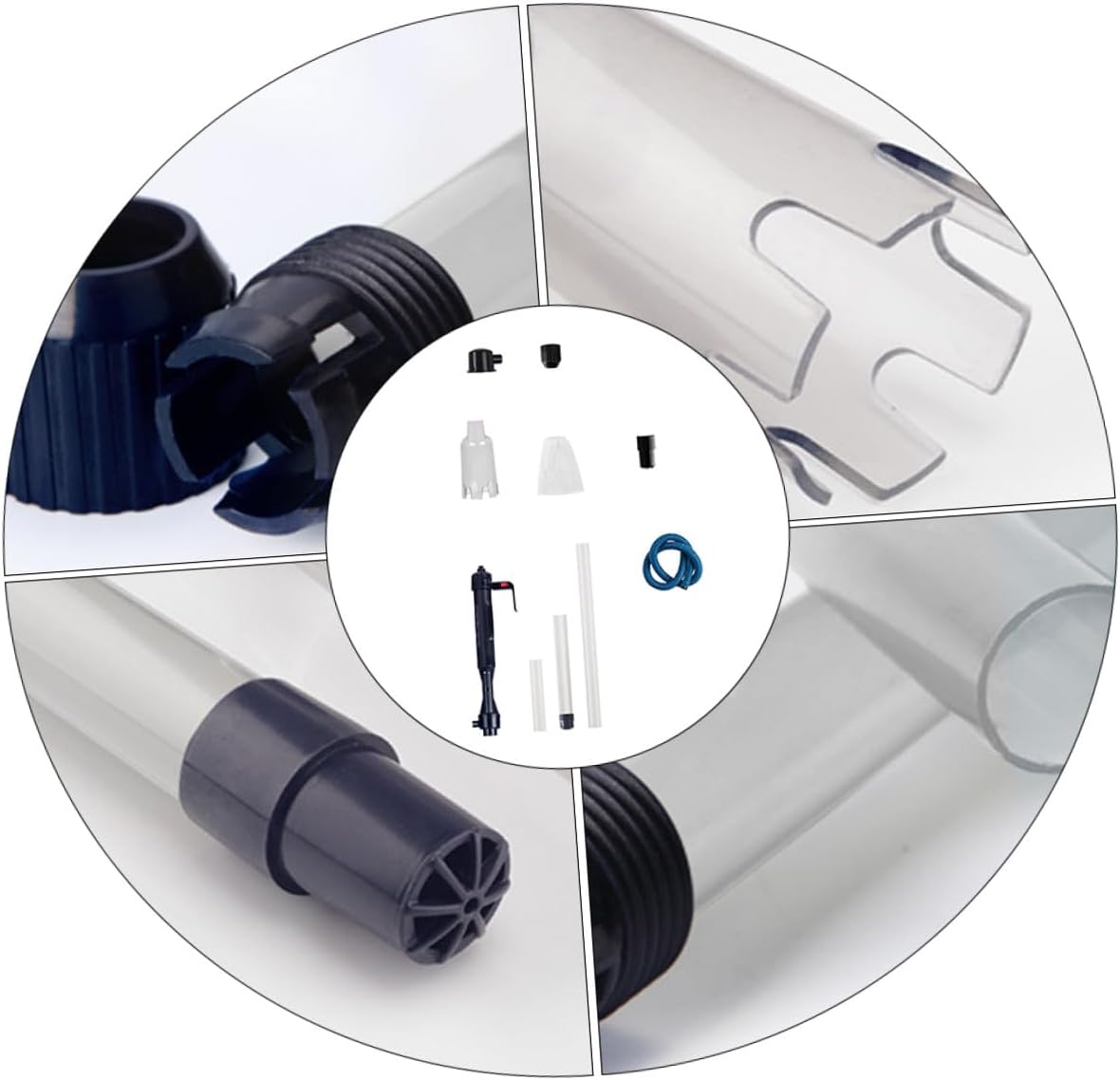 BESPORTBLE Aquarium Water Changer and Gravel Vacuum Cleaner Electric Fish Tank Sand Cleaning Tool for Household Aquarium Maintenance
