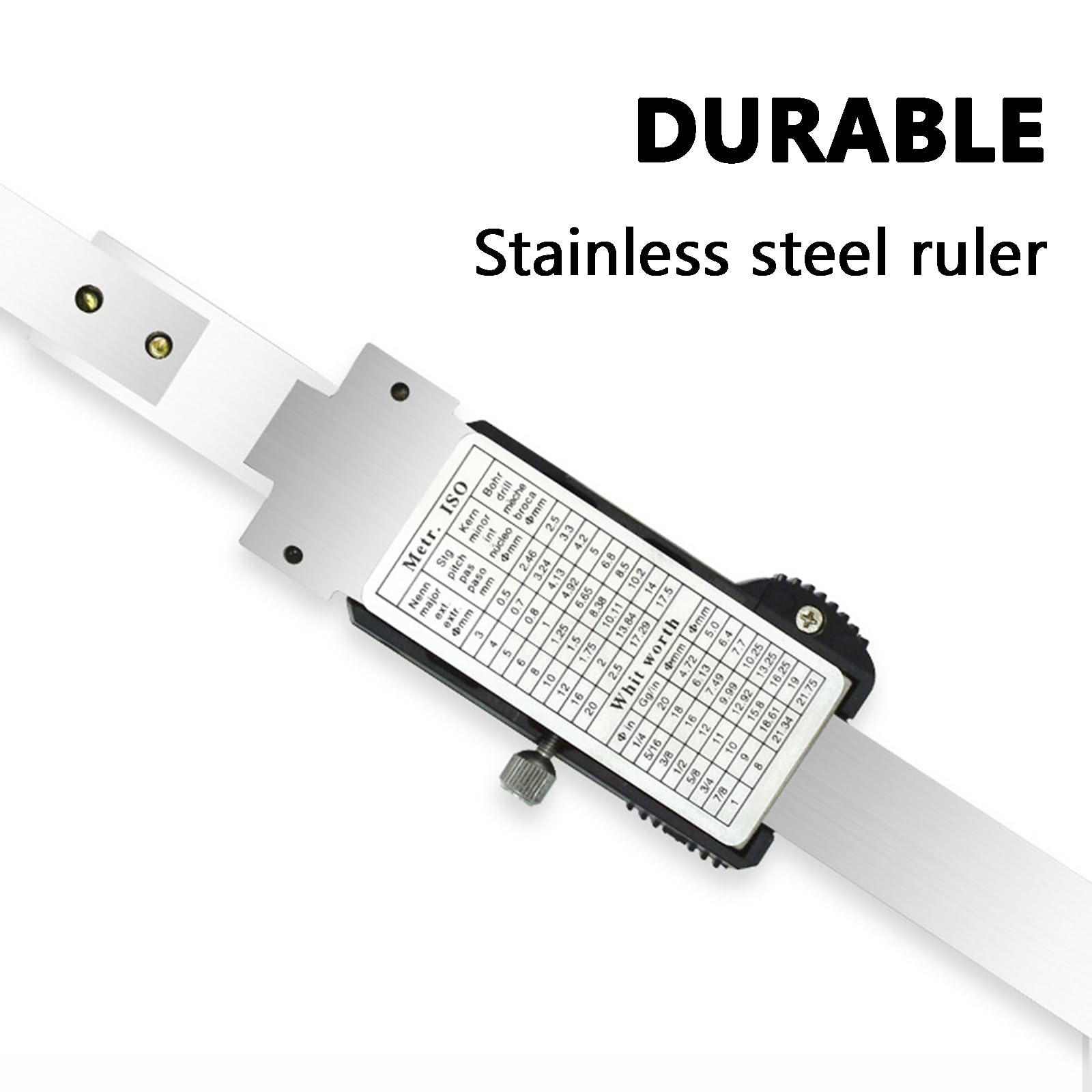 Calibrador de Cuñas para Medir Espacios, Calibrador Digital Cónico, Calibrador de Cuña para Soldadura, Rango 0.2-10/10-20/20-30/30-40mm, Precisión de Medición ±0.03mm (20)