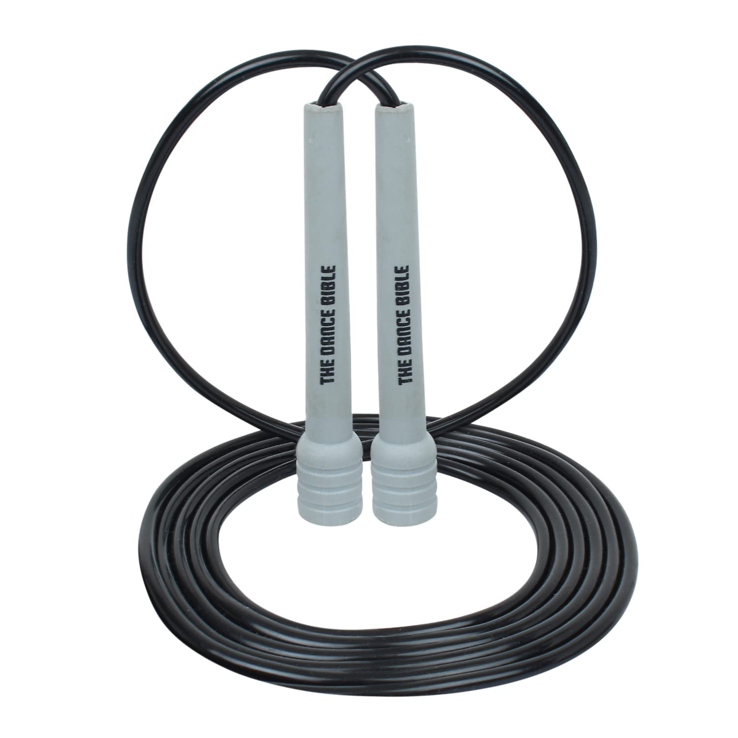 The Dance Bible Slim Jump Ropes for Fitness - Tangle Free Skipping Rope for Men, Women and Kids (Grey) (B08L14SW29) Amazon Price History, Amazon Price Tracker