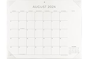Crystal-Clear Desk Calendar 2024-2025: Unleashing Clarity and Organization