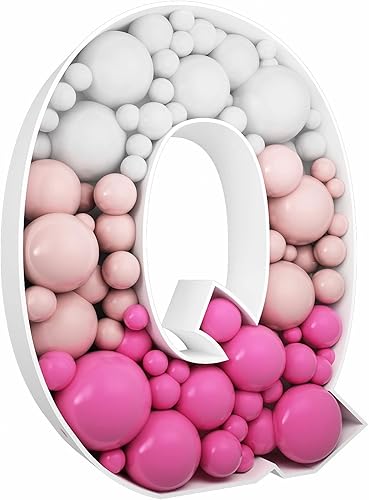 Miniatura 23 de JW Passion - Calidad Premium, Hecho Con Pasión Letras de Globo de 3 Pies de Alto para Mosaico, Letras Grandes Iluminadas con Marco, Kit de Bricolaje