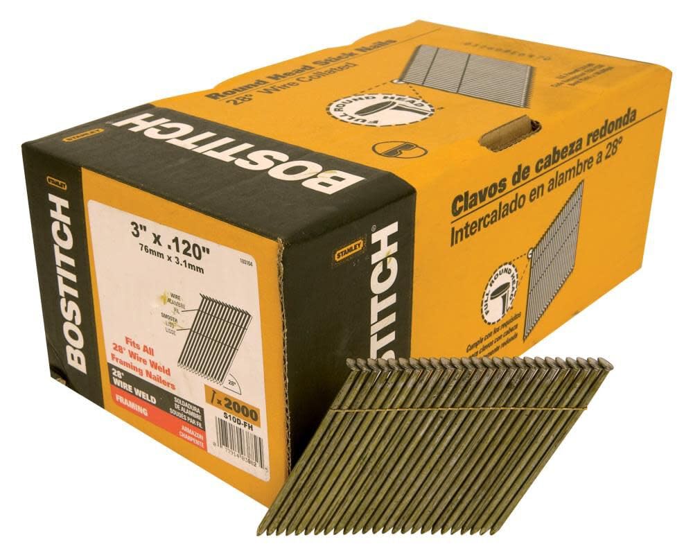 Bostitch 3-in X 0.120 Offset Round Head Wire Weld Framing Nail