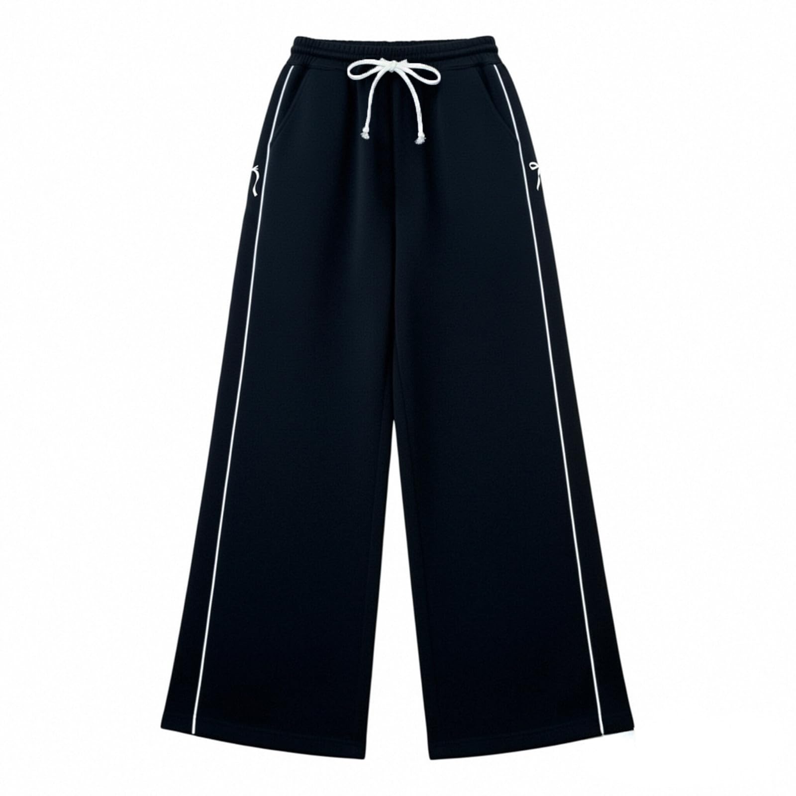 Baggy Jogginghose Mädchen Baumwolle Teenager Lang Jogging Sporthose Kinder Einfarbig Freizeithose Elastische Hohe Taille Hose Loose Weite Bein Outdoorhose Activewear Mit Taschen