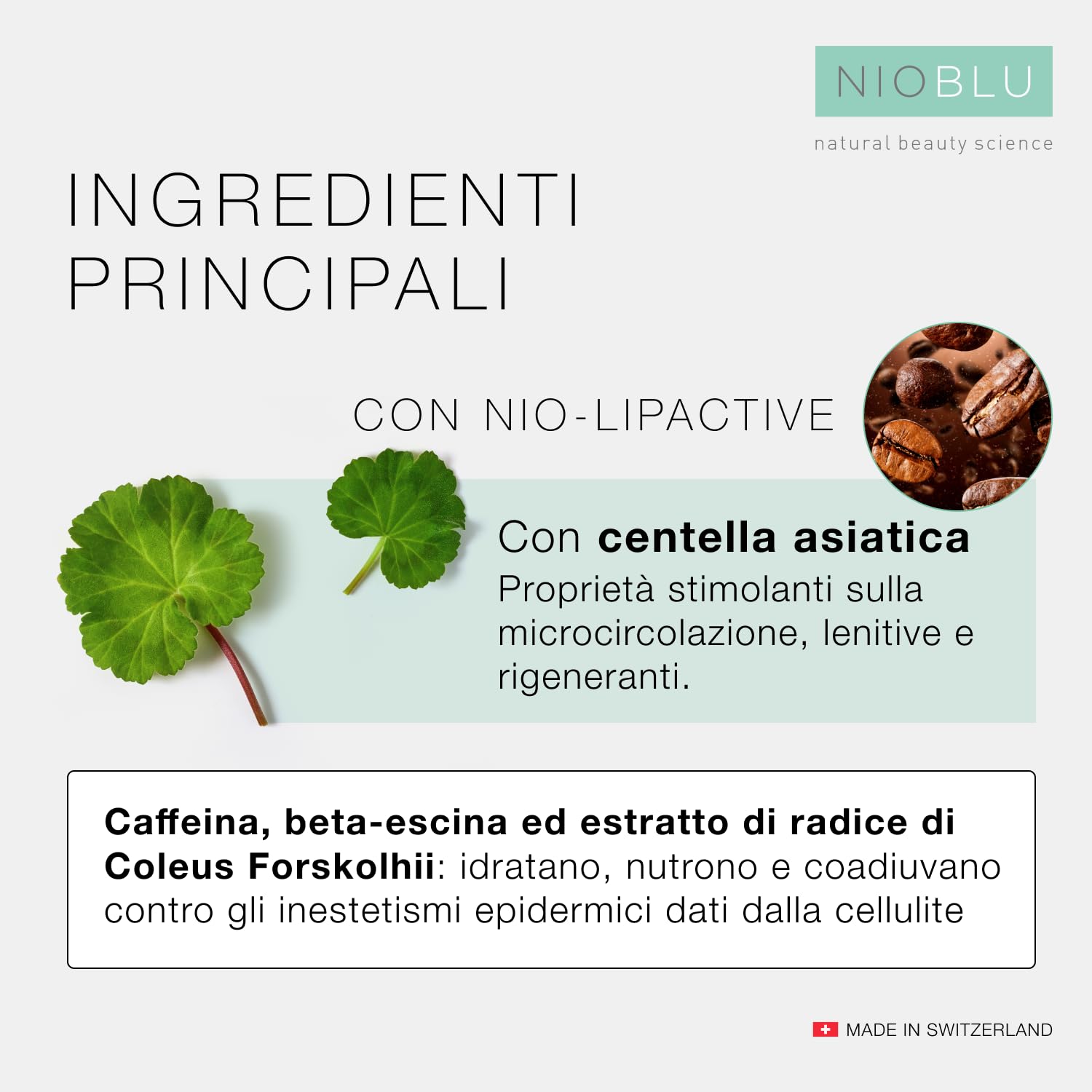 Nio Crema Corpo Rimodellante - Nutriente e Idratante - Contrasta gli Inestetismi della Cellulite - Pelle liscia e tonica - Con ingredienti naturali - Tecnologia avanzata - 200 ml