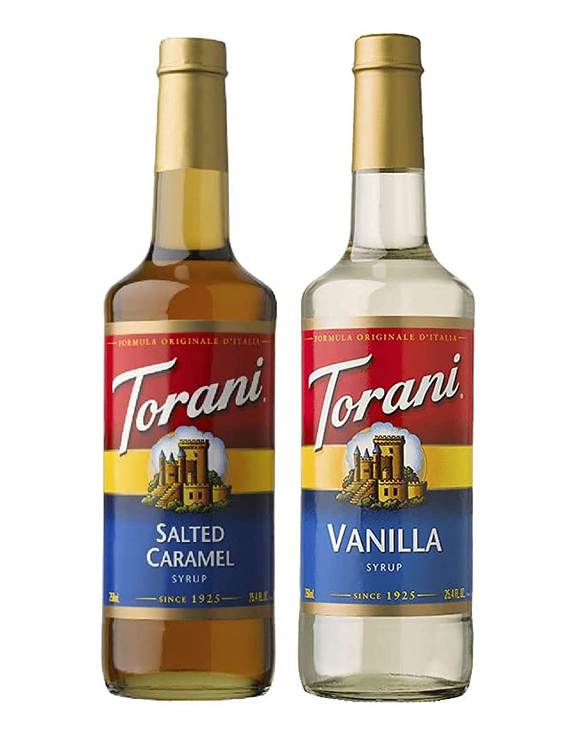 Syrup - Salted Caramel, Vanilla Flavor - Pack of 2