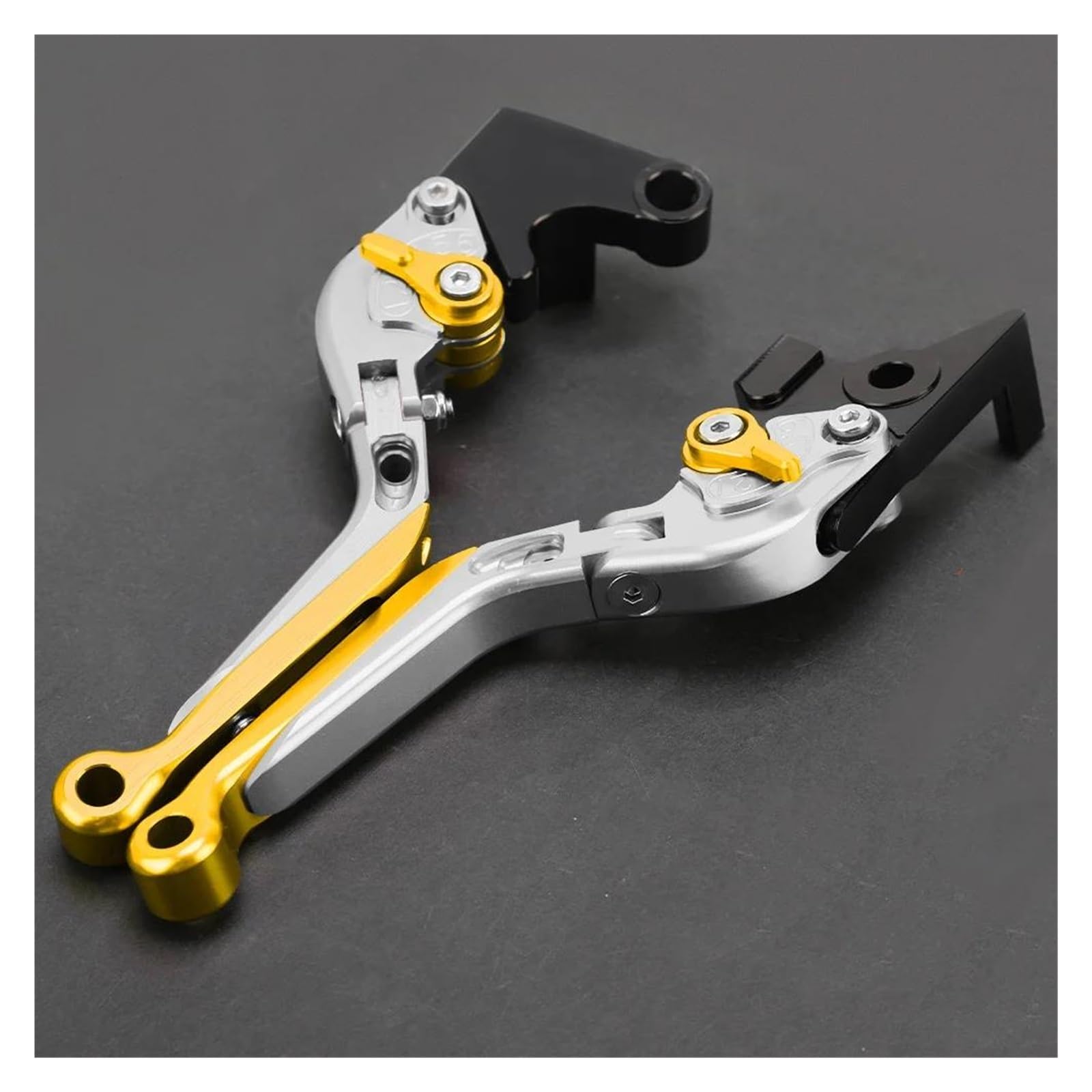 Rvevfbkbal O Handle Levers Brake Clutch Lever For Tdm 850 Tdm850 1991-2002 Foldable Adjustable(O)