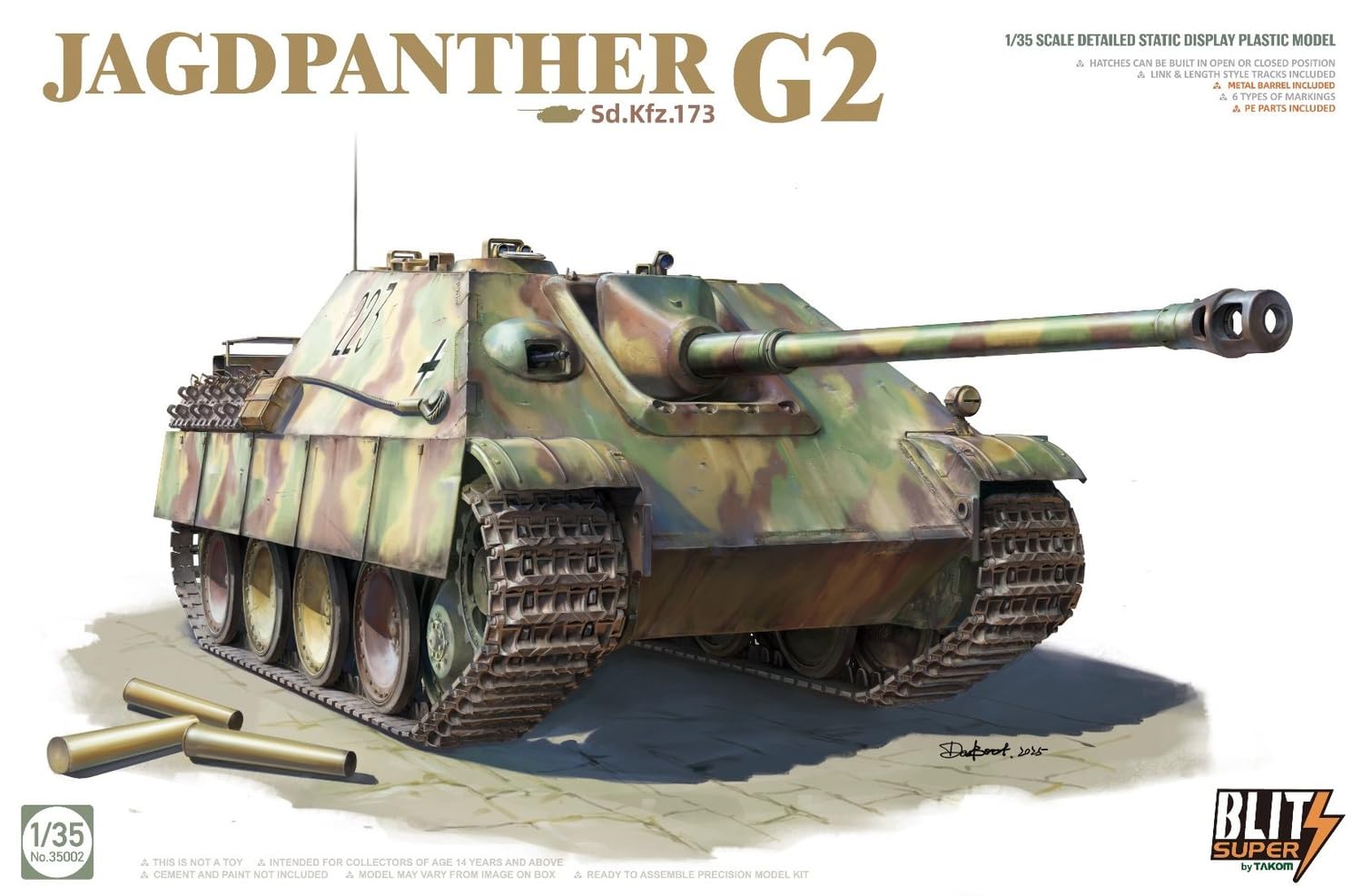希少 タコム 1/35スーパーブリッツヤークトパンターG2 Sd.Kfz.173 Amazon | タコム 1/35 スーパーブリッツシリーズ ヤークト