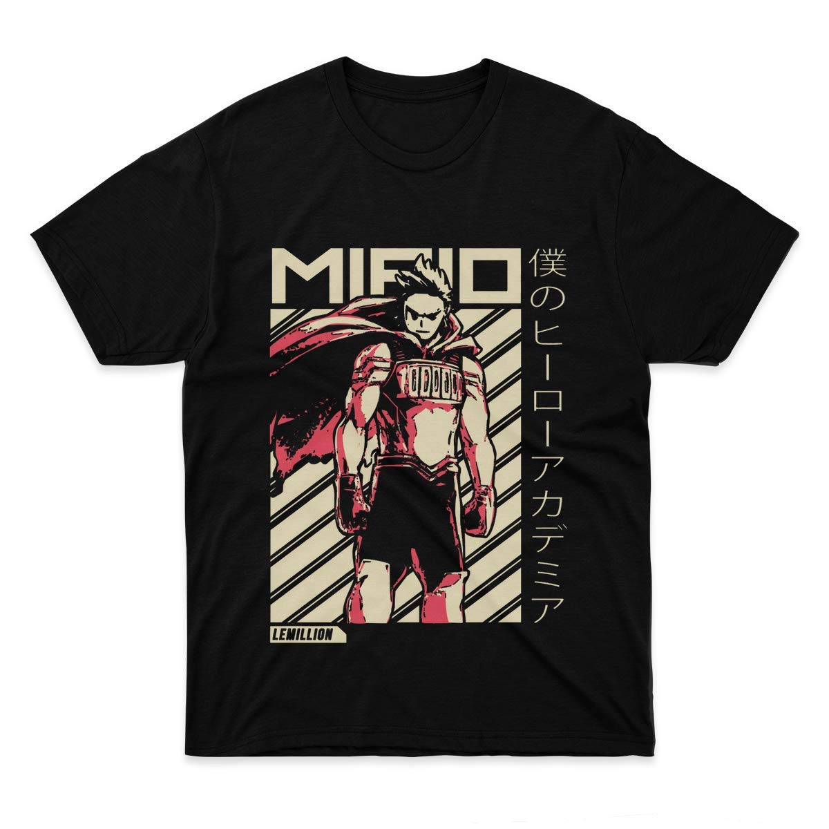 Mens Womens T-Shirt Mirio Costume Togata Shirt - Unisex Lemillion Tee | Cotton My Apparel Hero Unisex Academia Shirt Anime for Friends Gifts Multi Color