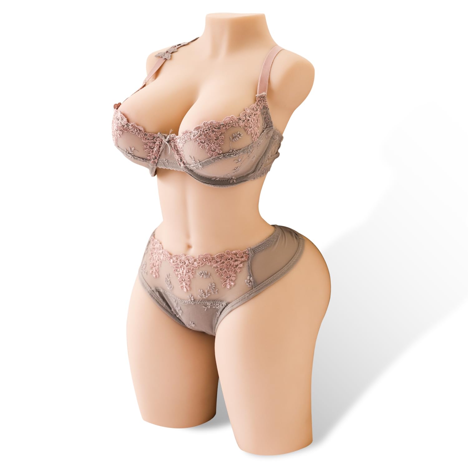 18LB Life Size Realistic Sex Doll for Men, Lifelike Female Sex Dolls Torso with 3 in 1 Pocket Pussy Ass Big Boobs Tight Vaginal & Anal, Scaled-Down Adult Sex Toys for Men for Vaginal Anal Breast Sex