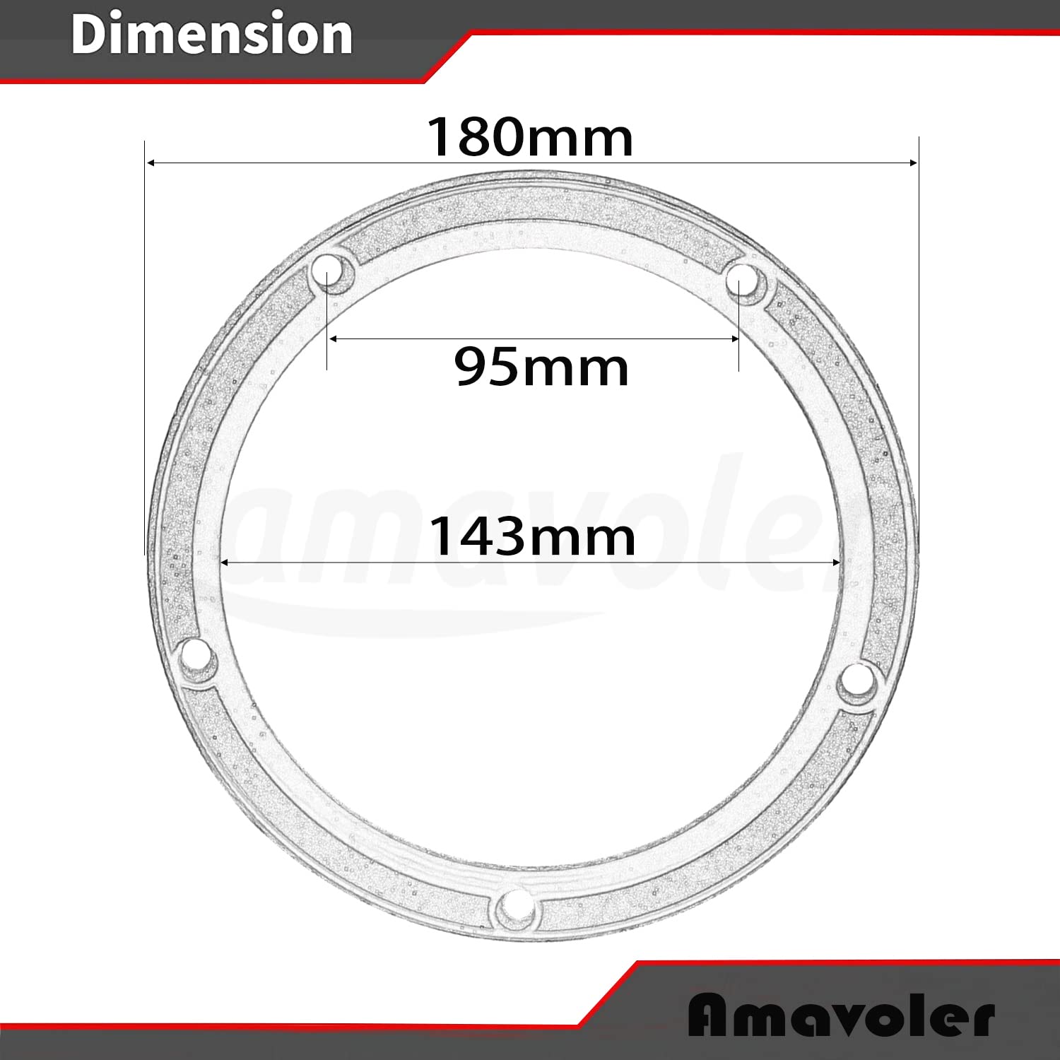 Amazon.co.jp: amavoler 5穴ツインカムダービーカバーガスケット