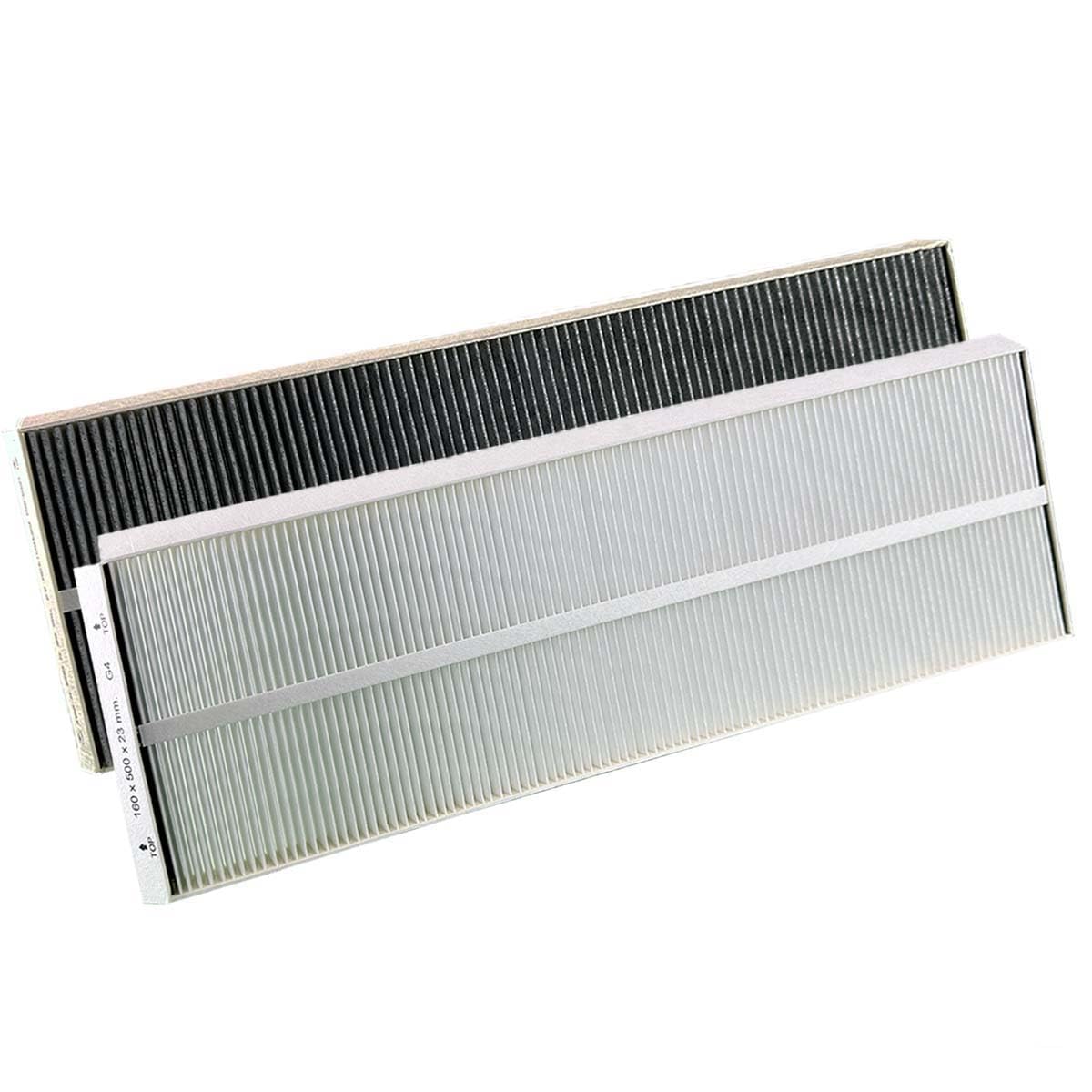 Set G4 + F7 Aktivkohle Filter für Zehnder ComfoAir Q350, Q450, Q600, E350