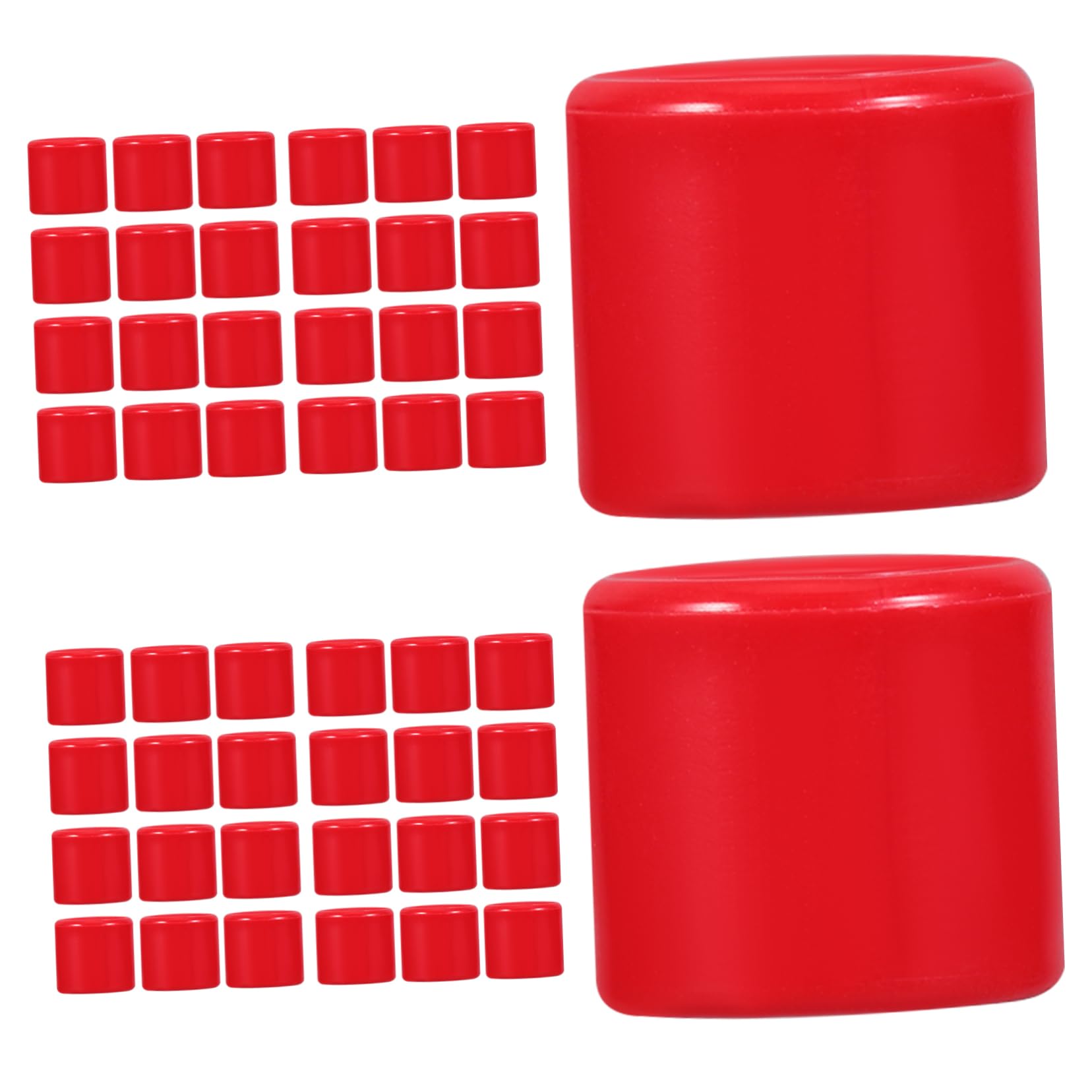 CIMAXIC 50pcs 8mm Pigeon Leg Bands Quail Bands for Legs Solid Identification Rings for Racing Pigeons