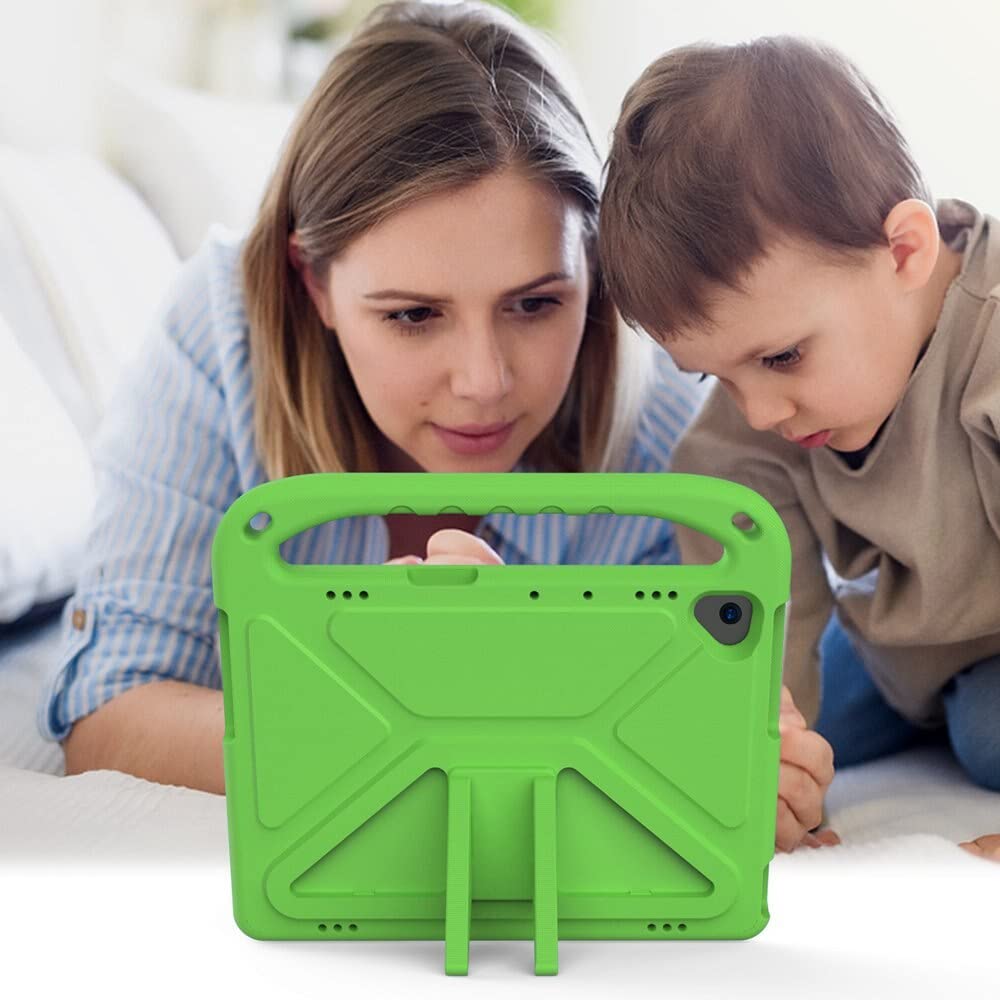 Etui kompatybilne z Lenovo Tab M10 10,1 cala X505 X605 Tab M10 X306X X606X Full Body Dzieci Dzieci EVA Stojak Pokrowiec na tablet (kolor: zielony, rozmiar: M10 HD Gen1 X505X)