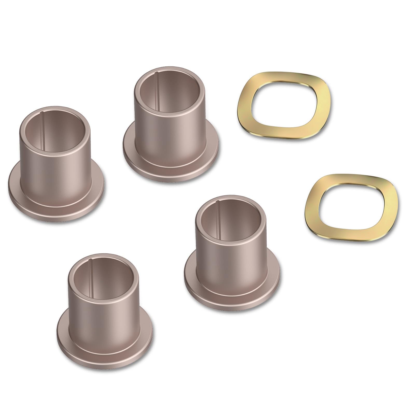 Panglong Spindle Bushings Upper and Lower Bushings Bronze King Pin Wave Washer Fits Club Car Precedent Golf Carts