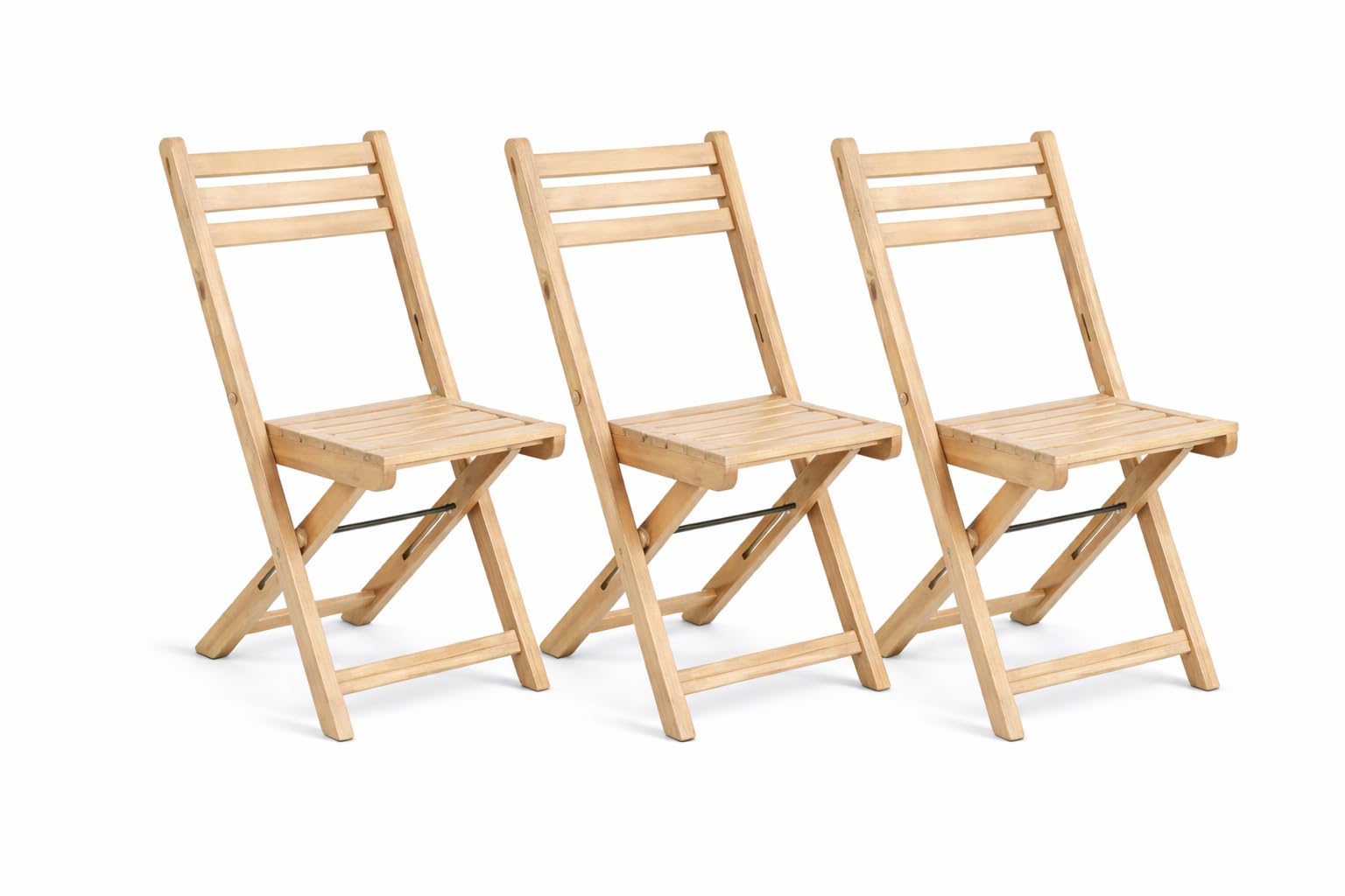 Yo Green Wooden Folding Chair Rocking Patio Wood Relaxing Chair – Wood Sunlounger Foldable Garden Chair – Wood Recliner Chair Sun Lounger Bed for Home Balcony Chair (3 Chair)