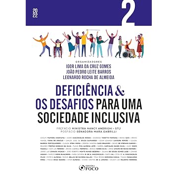 Capa do livro DEFICIÊNCIA & OS DESAFIOS PARA UMA SOCIEDADE INCLUSIVA - VOL 2 - 1ª ED - 2022: Volume 2