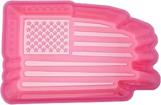 (300 Design Optional) MUBYOK M416 American Flag Silicone Freshie Mold for Baking Aroma Beads Car Freshie Supplies