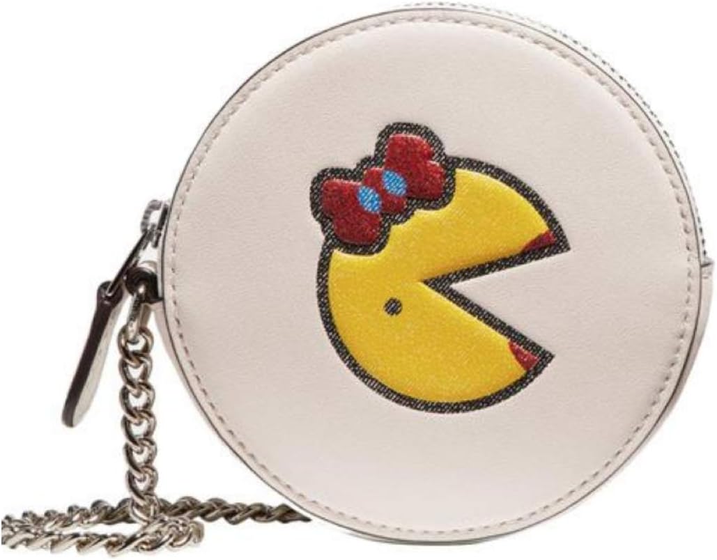coach round coin case