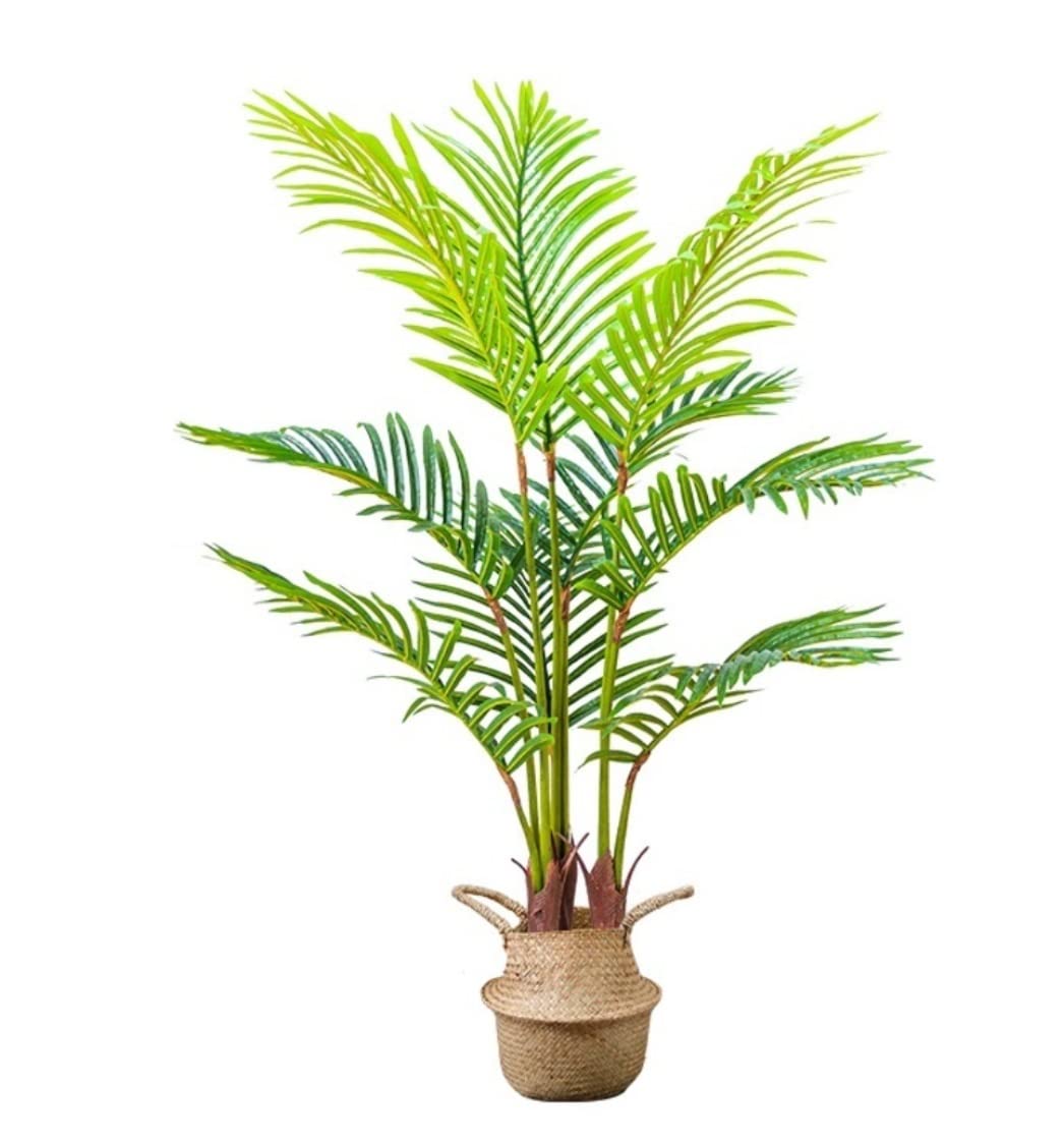 AYCDL Artificial Tree Plants Artificial Palm Trees Large Fake Tree For Indoor Outdoor Decoration Plants In Pot For Home Office Housewarming Decoration,Green-170cm,Green-120cm