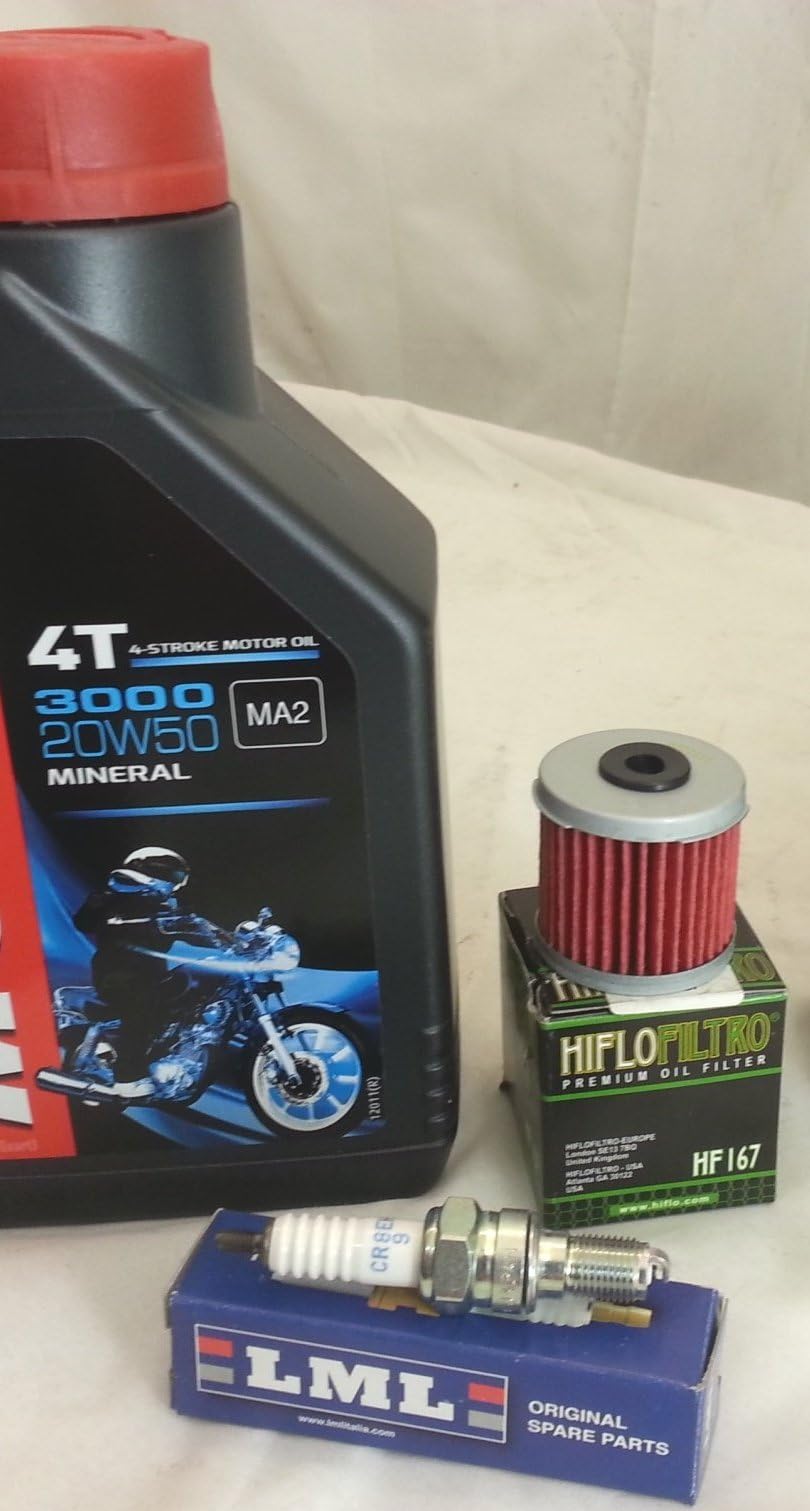 KIT TAGLIANDO LML star 4T 125/150/151cc MARCE e AUTOMATICA olio filtro candela