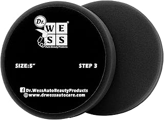 Dr.Wess Single Action Foam Pad, 5-Inch Size, Black