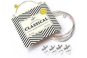 BELFORT® Classical Guitar Strings Nylon Silver Coated - Professional Guitar Strings Set