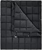 Haegs Camping Blanket - Outdoor Lightweight Compact Travel Quilt, Camping and Outdoor Supplies, Camping Hiking Outdoor Shawl, Blanket 175-135cm Black
