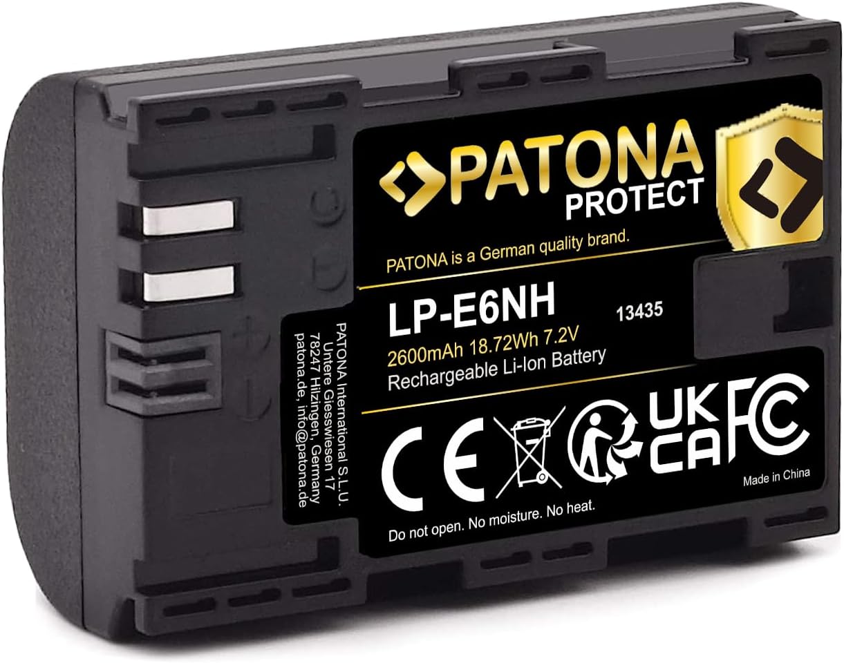 Blumax 2X Ersatzakku für Canon LP-E6N LPE6N (2040mAh) mit Infochip ab