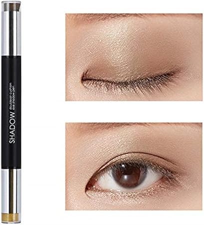 Amazon Wangten アイシャドウペン 涙袋筆 化粧美容用 防水 長持ち 高発色 肌なじみ アイシャドー ハイライト アイシャドウ ペンシル 携帯便利 アイシャドウ ダブルアイシャドウペン キャラメル色 可愛い 人気 Wangten アイシャドウ 通販