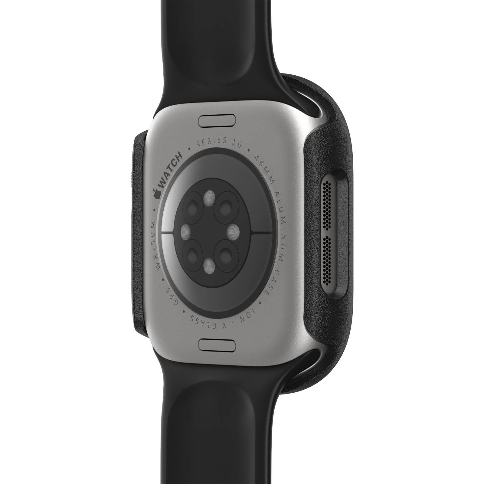 Watch Bumper OtterBox do Apple Watch Series 11/10-46mm, odporne na wstrząsy, odporne na upadki, smukłe etui ochronne na zegarek Apple Watch, chroni wyświetlacz i krawędzie, Czarne