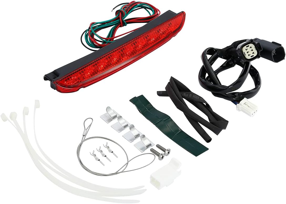 Green-L Air Wing Luggage Rack LED Tail Running Brake Light Fit for Harley Touring Road King Street Glide 2014-2024