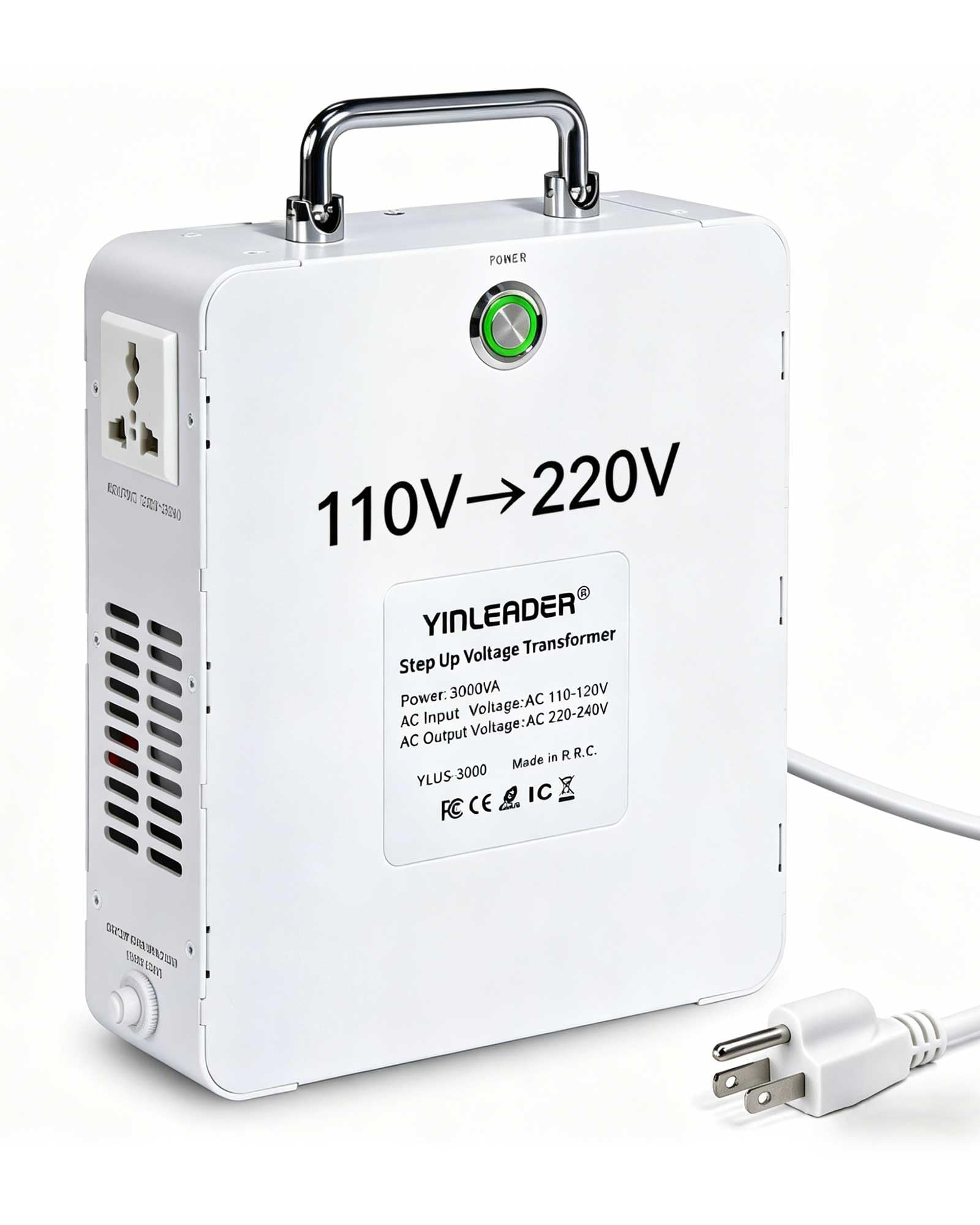 Amazon.com: Yinleader 3000W 110v to 220v Converter Step Up Voltage