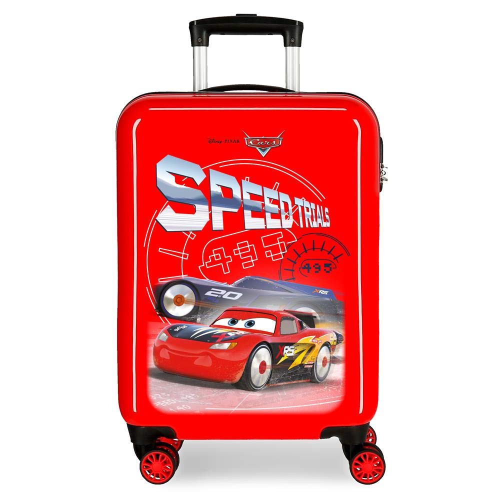 Disney Cars Speed Trails Trolley cabina Rosso 38x55x20 cms Rigida ABS Chiusura a combinazione numerica 34L 2,6Kgs 4 doppie ruote Bagaglio a mano