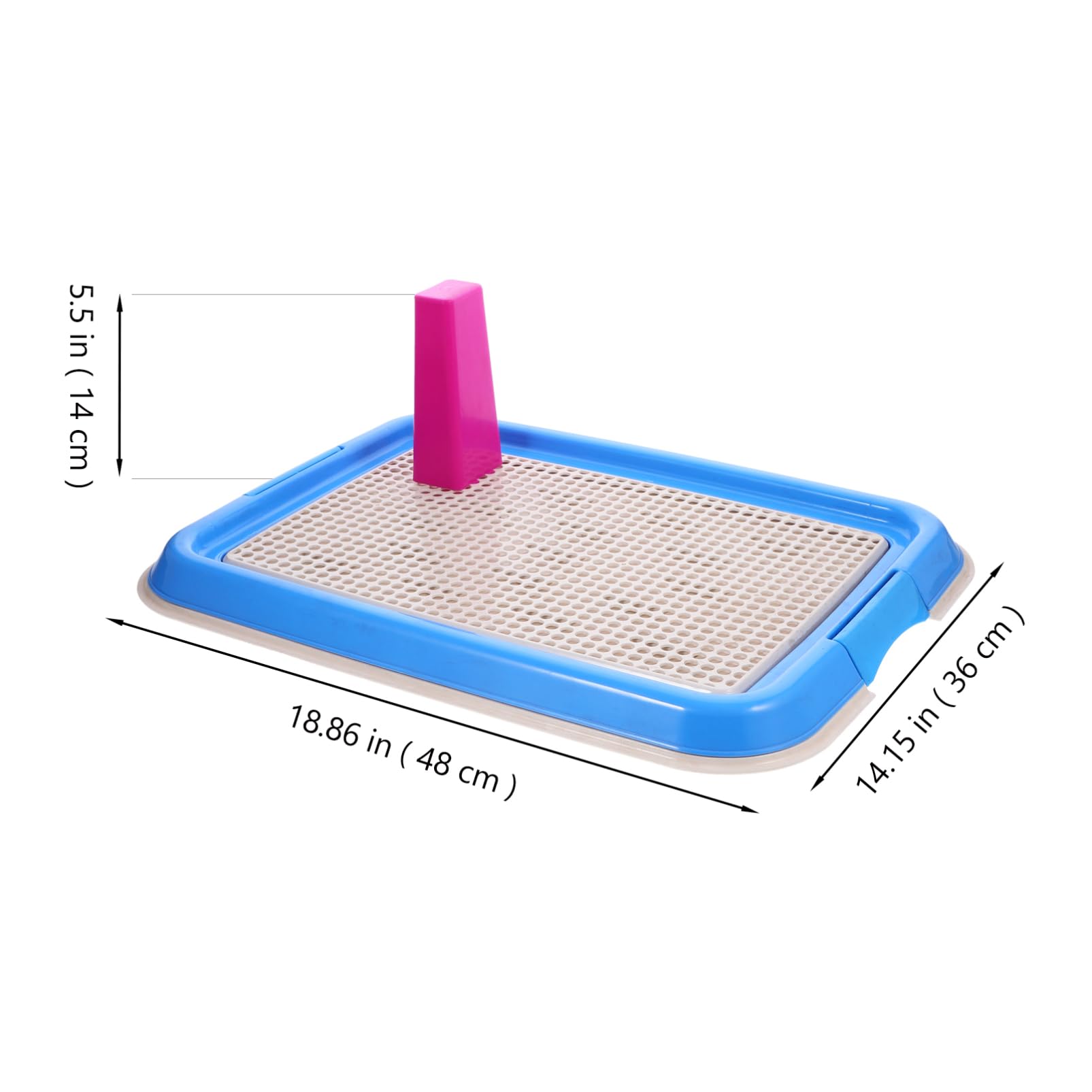 HAPINARY Dog Toilet Potty Tray Sturdy Construction for Pet Training Leak Random
