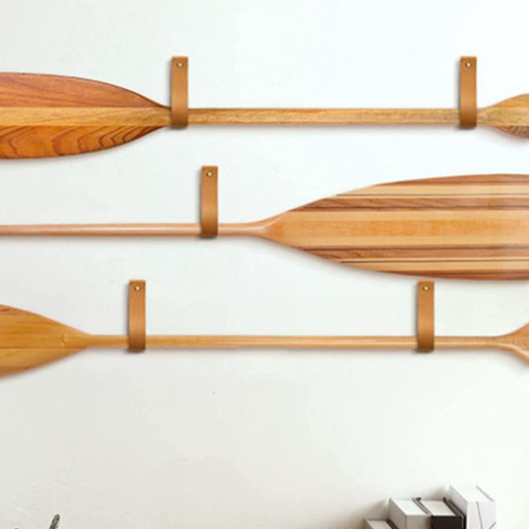 Gancio minimalista in pelle per portasciugamani da bagno