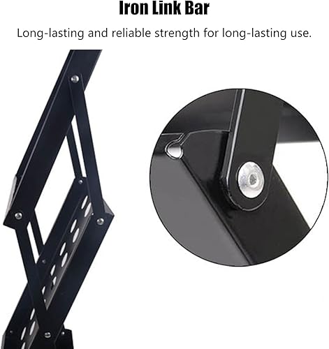 Miniatura 3 de Revistero Estante de exhibición de revistas de metal, soporte plegable para folletos con 4 bolsillos con bolsa de transporte, organizador de