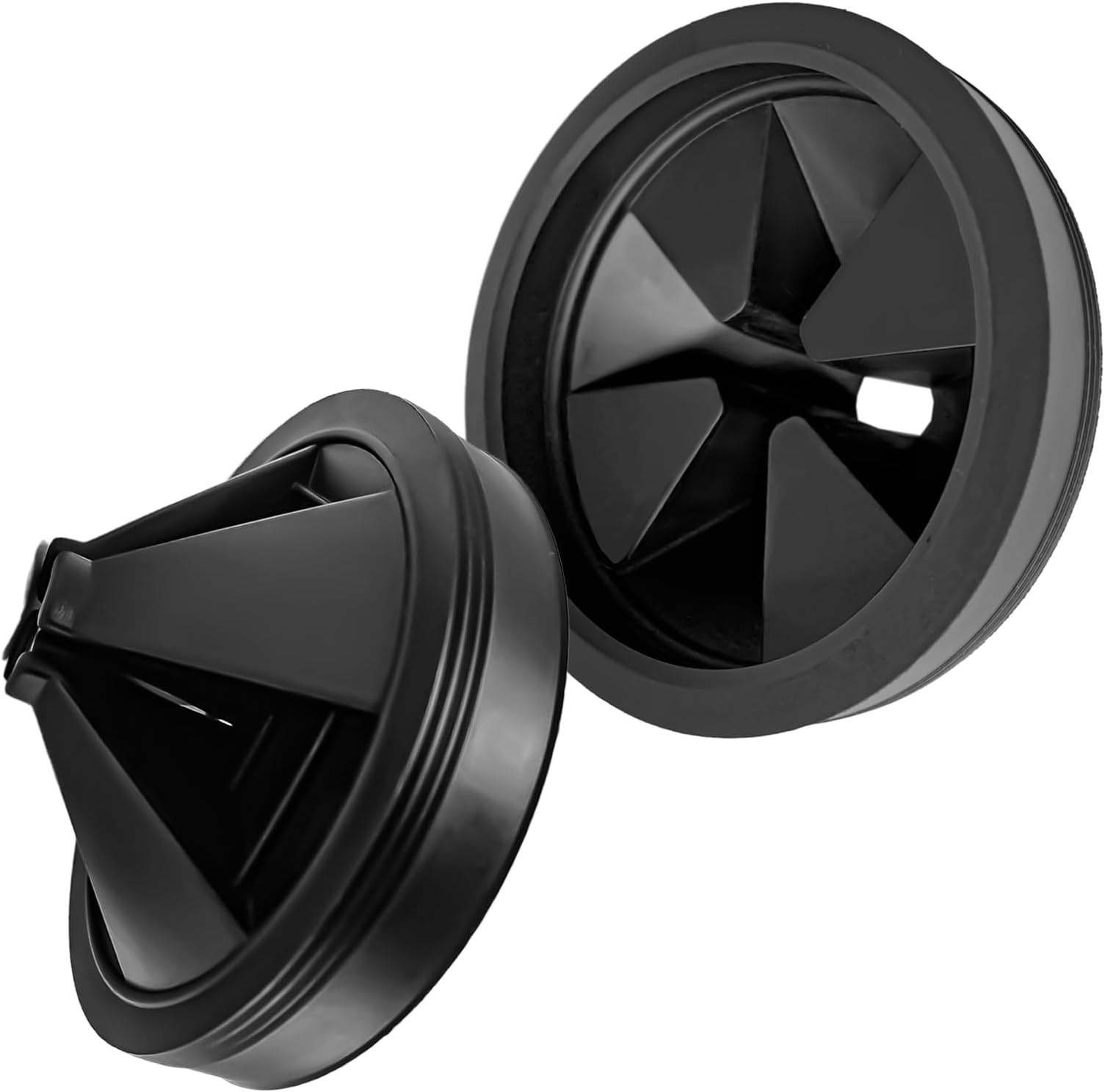 2pcs 3 1/8 Inch Garbage Disposal Sink Baffle Splash Guard, Garbage Disposal Quiet Cover Splash Guard, Quiet Collar Sink Baffle for Moen, Waste King, Whirlaway, GE Disposer