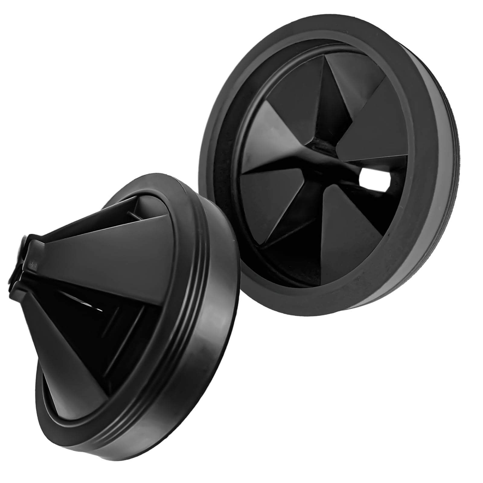 2pcs 3 1/8 Inch Garbage Disposal Sink Baffle Splash Guard, Garbage Disposal Quiet Cover Splash Guard, Quiet Collar Sink Baffle for Moen, Waste King, Whirlaway, GE Disposer