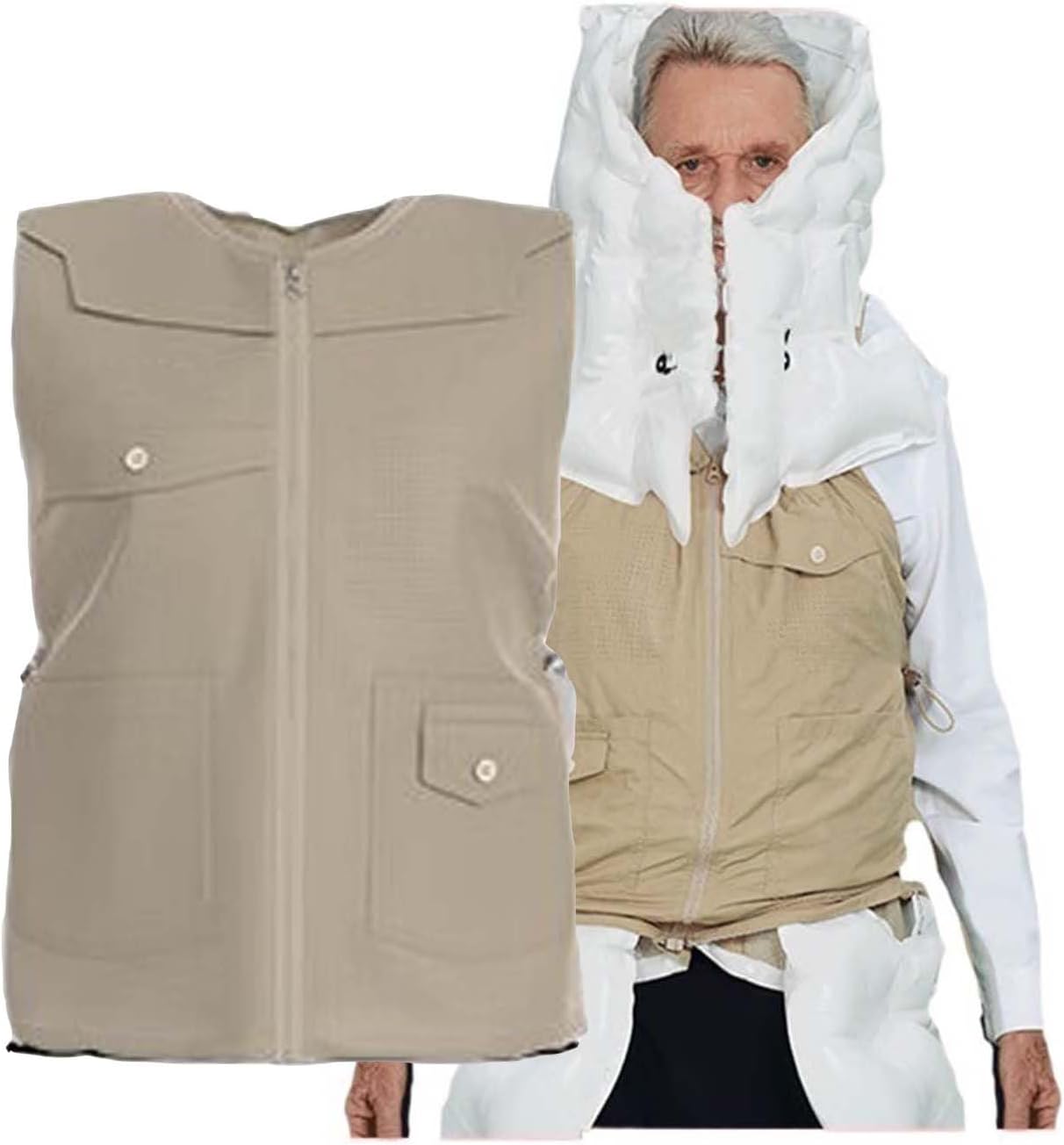 YXYMOTEFLY Motorbike Vests Anti Fall Airbag Vest Airbag Jacket For Elderly Automatically Detect And Trigger Airbags Protective Clothing