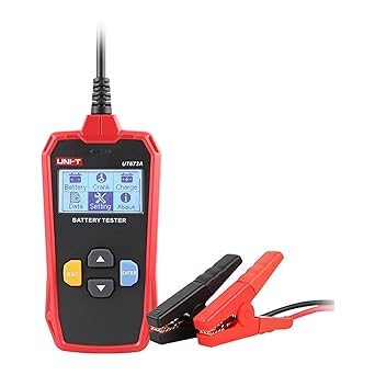 UNI-T UT673A Battery Tester for 12V/24V Automotive Battery, UPS Battery with Internal Resistance Display Feature and Multiple Test Modes