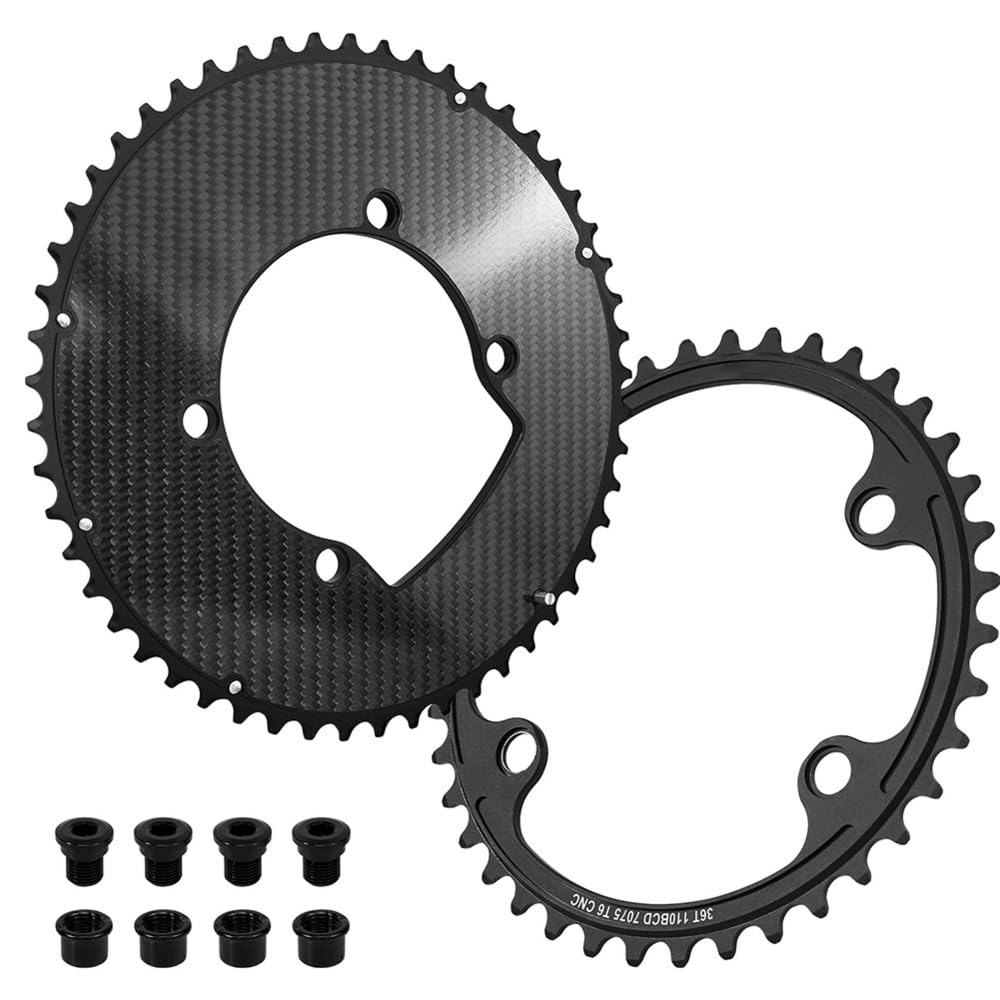 Zestaw Zębatek Rowerowych 110BCD 52/36T, Ultra Lekki i Wytrzymały
