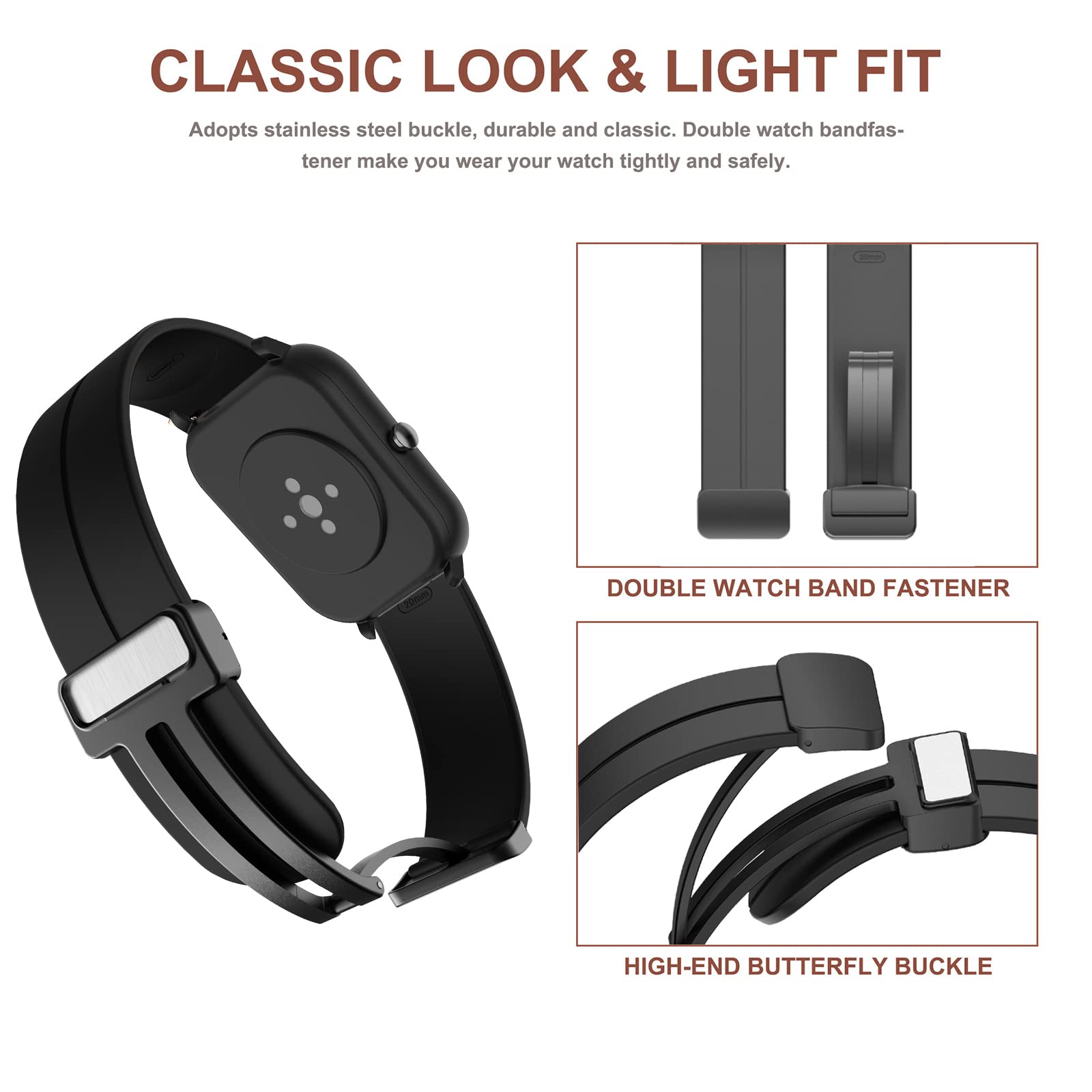 Amazon.co.jp: コンパチブル Amazfit GTS 4 Mini バンド シリコン 金属