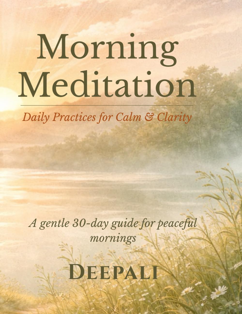 Morning Meditation: Daily Practices for Calm & Clarity: A Simple Daily Guide to Mindfulness, Inner Peace, Focus, and Emotional Balance