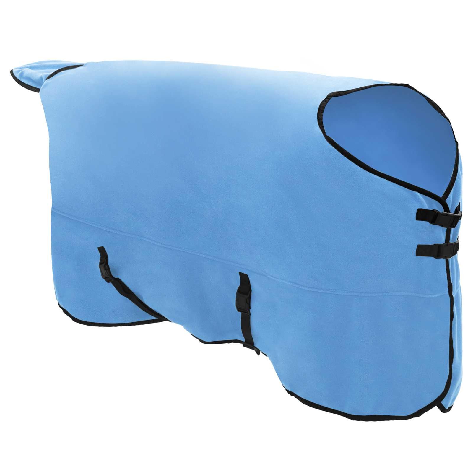 Gecheer Coperta Cavallo Invernale Impermeabile, Coperta Termica Equestre Poliestere Traspirante Lavabile 185x213 cm, Coperta Riscaldata per Cavalli Esterno Inverno